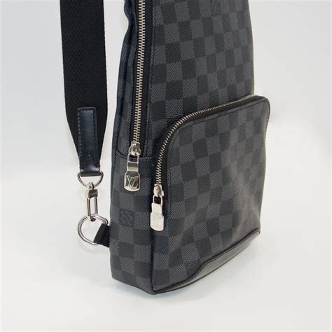 louis vuitton avenue sling bag used|louis vuitton sling patterned bag.